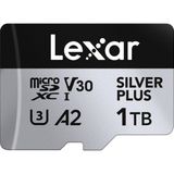 Frefly Store Lexar 1tb Silver Plus 205MB 4K V30 Uhsı Micro Sd Hafıza Kartı