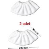 Frefly Store Lin Grup Yui NV602 Buharlı Temizleyici Yedek Havlu Mop Paspas, 200MM, 2 Adet