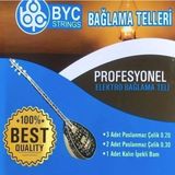 Frefly Store Longmoon BYC20E Elektro Bağlama Saz Teli Takım 0.20 - 3 Renk Sunburst