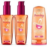 Frefly Store L’oréal Paris Elseve Dream Long Mükemmel Düz Pürüzsüzleştirici Serum 2'li Set & Saç Bakım Kremi 175ML