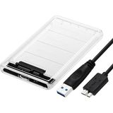 Frefly Store Lunatic 6642 2.5" USB 3.0 Harici SSD Harddisk Şeffaf Taşınabilir HDD Sata Kutusu USB 3.0 Ile 5 Gbps A Kadar Veri Aktarımı USB 2.0 Or 1.1destekli Tak-Çalıştır LED Işıklı 4tb (4000GB) Destekli - Altın