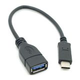 Frefly Store Lunatic 9846 20 cm USB 3.1 Type-C To Otg Çevirici Dönüştürücü Adaptör - 1-Siyah