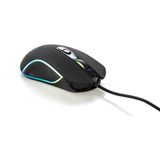 Frefly Store Lunatic Hawk Siyah Makrolu 6400DPI Rgb Ledli Gaming Oyuncu Mouse + Logitehc 70X30 cm Mouse Pad - Adaçayı