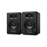 Frefly Store M-Audıo BX3BT - 3.5" Stüdyo Monitörleri ve Bilgisayar Hoparlörleri, Bluetooth'lu, Müzik Prodüksiyon Yazılımı ile Kayıt ve Multimedya Için, 120W, Çift, Siyah