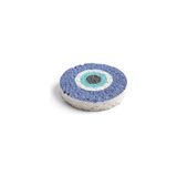 Frefly Store Magic Sponge Şişen Sihirli Sünger Nazar Boncuğu Desenli, Su Ile Temas Ettiğinde Sünger Formunu Alır, Defalarca Kullanılabilir Sürdürülebilir