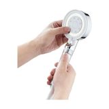 Frefly Store Mayaglory Turbo Filtreli Duş Başlığı, Yüksek Basınçlı Filtreli El Duşu, 5 Fonksiyonlu Filtreli Duş Başlığı, Filtreli El Duşu (Chrome) - Ahşap