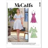Frefly Store Mccall's Bayan Kloş Elbise Dikiş Desen Kiti, Kod M8195, Bedenler 6-8-10-12-14, Çok Renkli