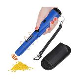 Frefly Store Metal Dedektörü, Pinpointer, Su Geçirmez Taşınabilir Metal Detektörü, Entegre LED Göstergeli, 360° Tarama Iğnesi, Pointer Altın, Madeni, Para Avı Için Metal Vizör, Takı, Mavi