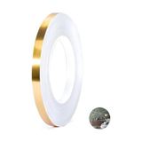 Frefly Store Metalize Bant, 1cm x 50M Metalik Yüzeyli Dekoratif Bant, Ayna Etkili Parlak Yüzey, Kendinden Yapışkanlı Duvar Kaplama Bandı, Su Geçirmez Aralık Kapatma Şeridi, Mutfak ve Duvar Dekorasyonu Için - 41 Delft Blue