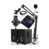 Frefly Store Midex Impressive Paket-1 Stüdyo Ekipmanları Kayıt Seti (Monitör Mikrofon Mikser)