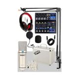 Frefly Store Midex Mix Paket-4 Stüdyo Youtuber Podcast Kayıt Ekipman Seti Cx1 Mikrofon MDX-06FXU Mixer