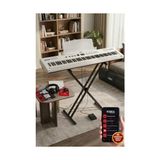 Frefly Store Midex PS4000WH-SET Tuş Hassasiyetli 61 Tuşlu Org Bluetooth USB Midi (Sustain Pedalı Çanta Kulaklık Stand Metod)