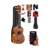 Frefly Store Midex UKX-233M Maun Concert Ukulele (Askı Çanta Metod Pena)