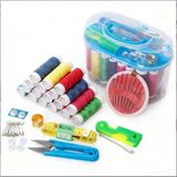 Frefly Store Mini Komple Dikiş Seti, 8 Renkli Iplik, Makas, Iğne, Mezura, Düğme ve Taşıma Çantalı, Ev ve Seyahat Için Pratik Dıy Dikiş Malzemeleri