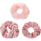 Frefly Store Miniso Büyük Kumaş Saç Lastiği 3 Parça -Pembe - 2016