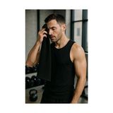 Frefly Store Mira Home Spor Fitness Havlusu 30X100%100 Pamuklu Siyah - 001-Beyaz - 1 Adet Banyo Havlusu, 1 Adet El Havlusu, 1 Adet Yüz Havlusu