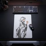 Frefly Store Mirai Anime Japon Samuray Baskılı Mouse Pad, Siyah Beyaz, Kauçuk Taban, 28X40 Cm, Kaymaz Tabanlı Oyun Altlığı, (Dikey/portre) - Bireysel ve Kurumsal Siparişe Uygun
