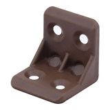 Frefly Store Mobilya Dolap Köşe Bağlantı Elemanı - 25X25X25 mm (10 Adet) - 00-Siyah - Beyaz