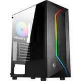 Frefly Store Msı Mag Vampırıc 100R Temperlı Cam 1 x A-Rgb Fan 1 x 120MM Fan Atx Gamıng Bılgısayar Kasası - 130 W