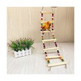 Frefly Store Muhabbet Kuşu Için Ahşap Köprü/merdiven 27X7CM