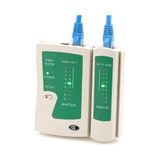 Frefly Store Network Kablo Tester RJ11 RJ45 Internet Kablosu Kontrol Cihazı - Cat5/6/7/8 Ethernet Kablo Uyumlu - Ayrılabilir Remote Modül - LED Göstergeli Hatalı Bağlantı Tespiti - Hızlı/yavaş Mod