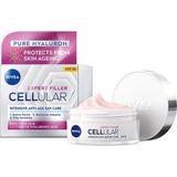 Frefly Store Nıvea Cellular Expert Filler Yoğun Yaşlanma Karşıtı Gündüz Bakım Yüz Kremi 50 Ml, Hyaluronik Asit ve Folik Asit, SPF30 Güneş Koruması - Adaçayı Yeşili