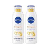 Frefly Store Nıvea Sıkılaştırıcı Vücut Losyonu Q10 Vitamin C 250ML X2 Adet,48 Saat Nemlendirme,10 Günde Sıkılaş