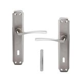 Frefly Store Oda Kapı Kolu Nikel Inox Aynalı Sağa Sola Uygun Iç Dış Ahşap Pvc Metal Çelik Kapısı Tutamağı 1 Takım