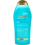 Frefly Store Ogx Radiant Glow + Fas Yağı Ekstra Nemlendirici Vücut Yıkama Kuru Ciltler Için, Nemlendirici Jel Vücut Temizleyici, Ipeksi Yumuşak Ciltler Için, Paraben Içermez, Sülfat Içermeyen Yüzey Aktif Maddeler