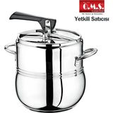 Frefly Store Oms 5104 Klasik Tombik Güveç Düdüklü Tencere 14 Litre - Ahşap - 1,8 L