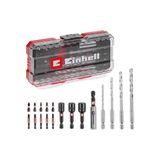 Frefly Store Orijinal Einhell S-Case 18 Parça Darbeye Dayanıklı Aksesuar Seti (25 mm Bitler, 50 mm Bitler, 60 mm Bit Tutucu, Lokma Adaptörü, Metal Delme Ucu ve Saklama Kutusu Dahil) - 49108709