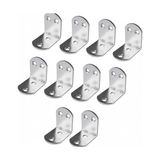 Frefly Store Orret Home 10’lu Metal Gönye Köşebent Seti – Deprem Için Mobilya Sabitleyici L Demir, Dolap ve Raf Güçlendirme Ayağı, Dayanıklı Metal Köşebent Bağlantı Aparatı (30X25X25 Mm)