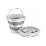 Frefly Store Orret Home 12.8 Litre Katlanabilir Kova – Akordiyon Tasarımlı Katlanır Temizlik ve Araç Yıkama Kovası, Gri Renk, Bebek Yıkama ve Ev Içi Kullanıma Uygun Portatif Kova (Kare 10 Litre) - 0 - 199 ml - 000-Siyah