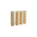Frefly Store Orret Home 50 Adet 120 ml Saklama Kabı – 4 Oz Kemik Suyu, Ilik Suyu, Anne Sütü, Sos ve Püre Saklama Kabı, Dondurucu Uyumlu Buzluk Kabı, Sızdırmaz Kapaklı