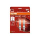 Frefly Store Osram Ampul H1 Nbs 55W 12V P14.5S5X2TRQR2B Nıght Breaker Sılver, Nıght Breaker Sılver