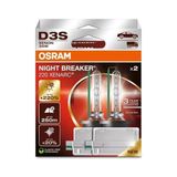 Frefly Store Osram D3S Xenarc Nıght Breaker Laser Xenon Far AMPULÜ,%220 Daha Fazla Görüş, 250 Metre Görüş Mesafesi, 3 Yıl Garanti, 2'li Paket
