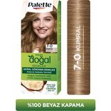 Frefly Store Palette Kalıcı Doğal Renkler 7-0 Kumral Shea Yağı & Yulaf Çekirdeği Özlü Saç Boyası