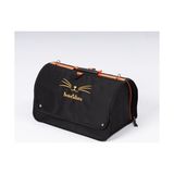 Frefly Store Perdeli Flybag Plastik Yırtılmaz Fileli Kedi ve Köpek Taşıma Çantası Havayolu Çantası Yıkanabilir (Siyah)