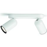 Frefly Store Philips Myliving Pongee Tavan/duvar 2'li Beyaz Spot Lamba GU10 Duy (Ampul Birlikte Verilmez) - 00-Beyaz