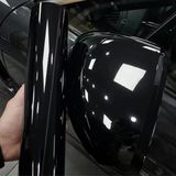Frefly Store Piano Black Parlak Siyah Hava Kanallı Üstü Koruma Jelatinli Araç Motor Aksesuar Araç Tavan Kaplama Folyosu Kırılmaz Çizilmez Özel Postüplü Ambalajda Gönderim (152CMX30CM)
