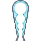 Frefly Store Pratik Kavanoz Kapağı Açacağı – Kaymaz Tutacak Ile, 4 Farklı Boyut Için Çok Amaçlı Kavanoz Açıcı, Pratik Kullanımlı Kavanoz Şişe Açıcı, Kapak Açıcı - 0 - 199 ml - 000-Siyah