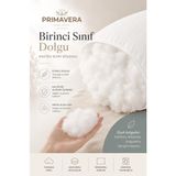 Frefly Store Primavera Premium Silikonize Elyaf Dolgulu Uyku Yastığı 5'li Set – 800 gr – Yumuşak ve Dolgun – Beyaz - 10 x 10 cm - 0002R72