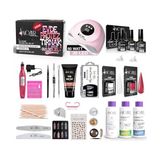 Frefly Store Protez Tırnak Seti & Kalıcı Oje & Nail Art Seti (Poly Jel)