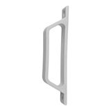 Frefly Store Pvc ve Alüminyum Sineklik Tutamağı - Beyaz Plastik D Kulp, 12CM