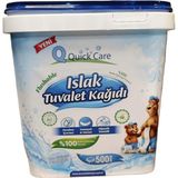 Frefly Store Quick Care Islak Tuvalet Kağıdı, Panthenol B5 Içerikli, Flushable, 500 Mendil, Hijyenik Temizlik