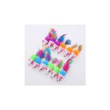 Frefly Store Renkli Peluş Fare Kedi Oyuncağı 8 cm 3 Lü