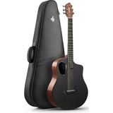 Frefly Store Rısıng-G1 Carbon Fiber Akustik Gitar (Parlak Kahverengi) - 3 Renk Sunburst