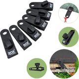 Frefly Store Rox Camping 0113 Abs Tarp Kamp Çadır Tente Branda Klipsi - 6 Adet - Geometrik - 10