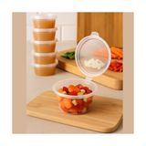 Frefly Store Saklama Kabı Sos 50 Adet 120 ml – 4 Oz Kemik Suyu, Ilik Suyu, Anne Sütü, Sos ve Püre Dondurucu Uyumlu Buzluk Kabı, Sızdırmaz Kapaklı (Bpa Içermez - Kaliteli) - Abanoz