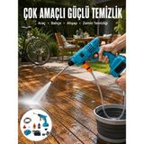 Frefly Store Şarjlı Oto Yıkama, Bahçe Sulama Tabancası Makinesi Yüksek Basınçlı